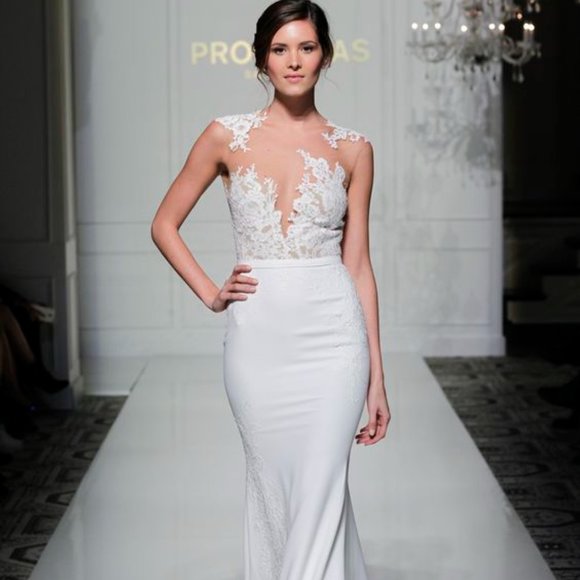 ATELIER PRONOVIAS WEDDING GOWN Size 2 - Picture 3 of 8